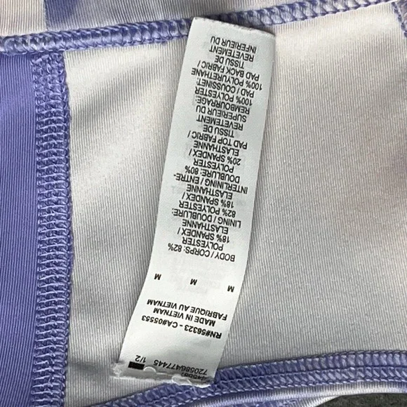 Nike women Dri-FIT sports bra‎ tie dye multicolor medium racerback CZ7716-854 - Picture 7 of 10